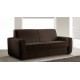 Canapé convertible cuir marron - convertible quotidien