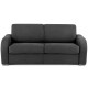 Canapé convertible rapido microfibre gris foncé