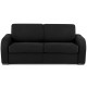 Canapé convertible rapido microfibre noir