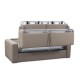 Canapé lit rapido convertible tissu beige