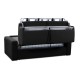 Canapé rapido tissu noir