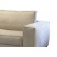 Canapé en tissu microfibre déhoussable sur mesure - tissu beige