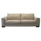 Canapé en tissu microfibre déhoussable sur mesure - tissu beige