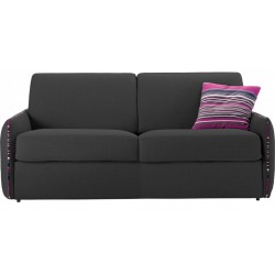 Canapé convertible rapido en tissu gris anthracite
