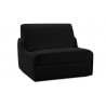 Fauteuil lit Rapido gain de place en tissu microfibre