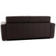 Canapé convertible rapido couchage quotidien cuir marron