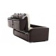 Canapé convertible rapido couchage quotidien cuir marron