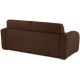Canapé convertible microfibre marron