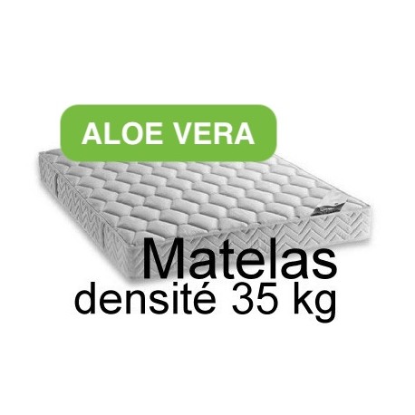 Matelas densité 35 kg Premium aloe vera Matelas densité 35 kg Premium aloe vera