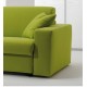 Canapé lit convertible microfibre couchage occasionnel